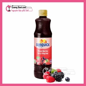 Sunquick Nước Ép Trái Cây Berry Tổng Hợp Cô Đặc 700ml (1 thùng giảm 5k - 3 thùng giảm 6k - 5 thùng giảm 7k)