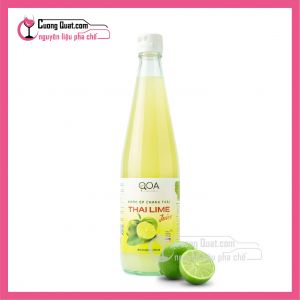 QOA Nước Cốt Chanh Thái 700ml (1 thùng giảm 2k - 3 thùng giảm 3k - 5 thùng giảm 4k)