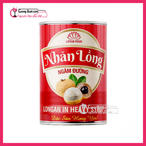 Lotus Nhãn Ngâm Nước Đường 565g (1 thùng giảm 2k - 5 thùng giảm 3k)