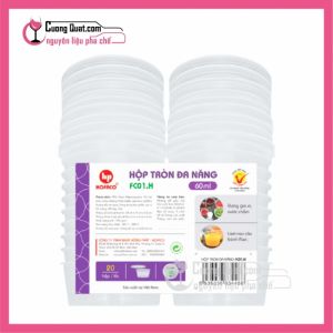 (DC) Hộp Tròn Đa Năng 60ml - Flan Hofaco