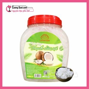 Thạch Lotus Dừa Sợi 2.5kg (1 thùng giảm 2k - 3 thùng giảm 3k - 5 thùng giảm 5k)