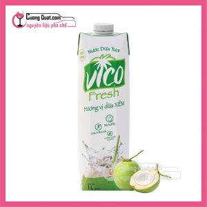 Nước Dừa Xiêm Vico 1L (1 thùng giảm 2k - 3 thùng giảm 3k - 5 thùng giảm 4k)