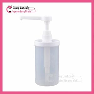 Bình Bơm Mứt Hạt 1L Vòi Bơm 10cc
