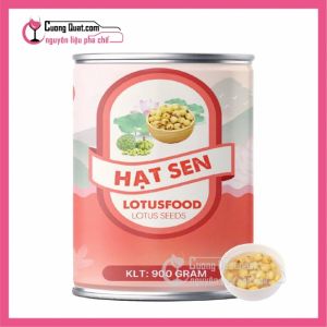 (Đồ Hộp) Hạt Sen Lotus 900g (1 thùng giảm 2k - 5 thùng giảm 3k)