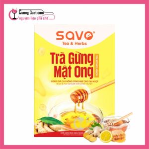 Trà Savo (Hòa Tan) Trà Gừng Mật Ong 120g (1 thùng giảm 2k mỗi hộp)
