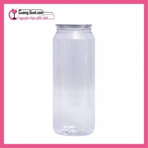 Lon Nhựa Unibar Nắp Xé 500ml Cao