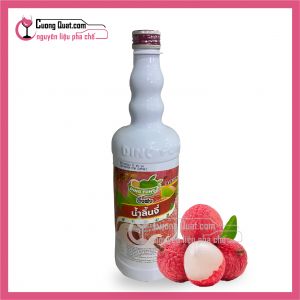 Dingfong Siro Vải 760ml (1 thùng giảm 2k - 3 thùng giảm 3k - 5 thùng giảm 4k)
