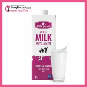 Sữa Tươi SecRet 3.8% 1L (1 thùng giảm 2k - 5 thùng giảm 3k - 10 thùng giảm 4k)