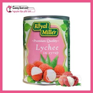Vải Ngâm Nước Đường Royal 567g (Mua 1Th giảm 2k mỗi hộp)