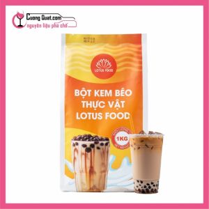 Bột Kem Béo Thực Vật Lotus (Cam) 1kg (1 thùng giảm 2k - 3 thùng giảm 3k - 5 thùng giảm 4k)