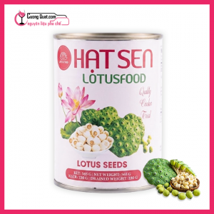 (Đồ Hộp) Hạt Sen Lotus 565g (1 thùng giảm 2k - 3 thùng giảm 3k - 5 thùng giảm 4k)