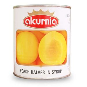 Đào ngâm nước đường Alcurnia 850Gr (1 thùng giảm 2k - 5 thùng giảm 3k)