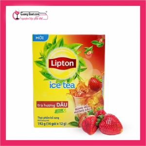 Lipton Trà Ice Tea Dâu 192g (1 thùng giảm 2k)