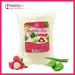 Lotus Thạch Nha Đam Hương Vải 1kg (1 thùng giảm 2k - 3 thùng giảm 3k - 5 thùng giảm 5k)