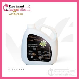 Wings Siro Bạc Hà 2.5kg (1 thùng giảm 5k - 3 thùng giảm 6k - 5 thùng giảm 7k)