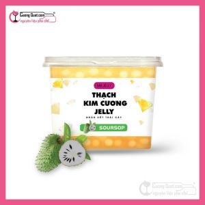 Mr Jelly Thạch Kim Cương Nhân Vị Mãng Cầu 2.1kg (1 thùng giảm 5k - 3 thùng giảm 7k - 5 thùng giảm 10k)