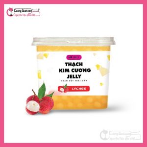 Mr Jelly Thạch Kim Cương Nhân Vị Vải 2.1kg (1 thùng giảm 5k - 3 thùng giảm 7k - 5 thùng giảm 10k)