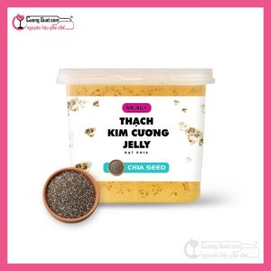 Mr Jelly Thạch Kim Cương Nhân Hạt Chia 2.1kg (Mua 1 thùng giảm 2k mỗi hộp)
