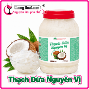 Wonderful Thạch Dừa Nguyên Vị 3.8kg (1 thùng giảm 2k - 3 thùng giảm 3k - 5 thùng giảm 4k)