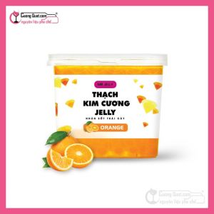 Mr Jelly Thạch Kim Cương Nhân Vị Cam 2.1kg (Mua 1 thùng giảm 2k mỗi hộp)