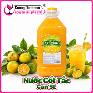 La Fresh Nước Cốt TẮC 5L (1 thùng giảm 5k - 3 thùng giảm 6k - 5 thùng giảm 7k)