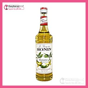 Monin Siro Chuối 700ml (1 thùng giảm 5k - 3 thùng giảm 6k - 5 thùng giảm 7k)