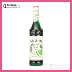 Monin Siro Bạc Hà Xanh 700ml (1 thùng giảm 5k - 3 thùng giảm 6k - 5 thùng giảm 7k)