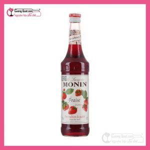 Monin Siro Dâu Tây 700ml (1 thùng giảm 5k - 3 thùng giảm 6k - 5 thùng giảm 7k)