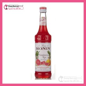 Monin Siro Bưởi Hồng 700ml (1 thùng giảm 5k - 3 thùng giảm 6k - 5 thùng giảm 7k)