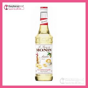 Monin Siro Bánh Macaron 700ml (1 thùng giảm 5k - 3 thùng giảm 6k - 5 thùng giảm 7k)