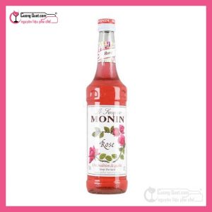 Monin Siro Hoa Hồng 700ml (1 thùng giảm 5k - 3 thùng giảm 6k - 5 thùng giảm 7k)
