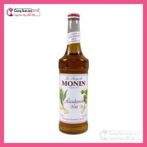 Monin Siro Hạt Macadamia 700ml (1 thùng giảm 5k - 3 thùng giảm 6k - 5 thùng giảm 7k)