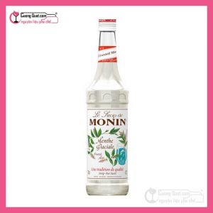 Monin Siro Bạc Hà Trắng 700ml (1 thùng giảm 5k - 3 thùng giảm 6k - 5 thùng giảm 7k)