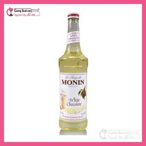 Monin Siro Sôcôla Trắng 700ml (1 thùng giảm 5k - 3 thùng giảm 6k - 5 thùng giảm 7k)