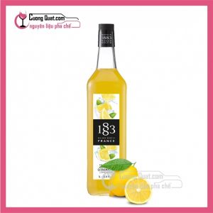 1883 Siro Nước Cốt Chanh Vàng 1L (1 thùng giảm 5k - 3 thùng giảm 6k - 5 thùng giảm 7k)