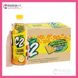 Nước trà xanh C2 435ml - Thùng 24 chai