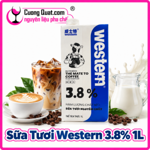 Sữa Tươi Western 3,8% 1L