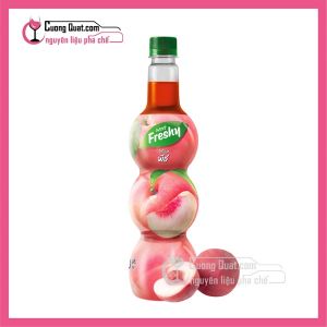 Siro Freshy Đào 710ml (1 thùng giảm 5k - 3 thùng giảm 6k - 5 thùng giảm 7k)