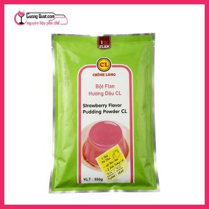 Pudding Chính Long Dâu 500g (5 gói giảm 1k - 10 gói giảm 2k - 12 gói giảm 3k)