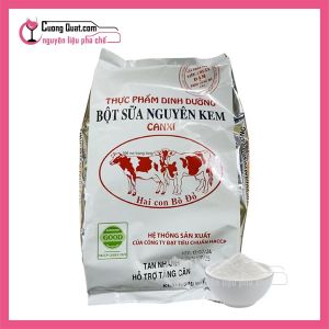 Bột Sữa Hai Con Bò Đỏ 500g (1 thùng giảm 2k - 3 thùng giảm 3k - 5 thùng giảm 4k)