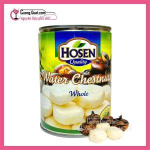 Hosen Củ Năng Ngâm 565g (1 thùng giảm 2k - 3 thùng giảm 3k - 5 thùng giảm 5k)