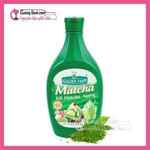 Sốt Golden Farm Matcha 1.2kg (1 thùng giảm 2k - 3 thùng giảm 3k - 5 thùng giảm 4k)