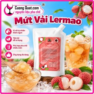 Lermao Mứt Vải 1kg (1 thùng giảm 5k - 3 thùng giảm 6k - 5 thùng giảm 7k)