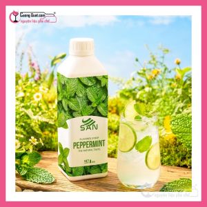 Syrup Bạc Hà 1Kg SAN ( 1 thùng giảm 5k - 3 thùng giảm 6k - 5 thùng giảm 7k )