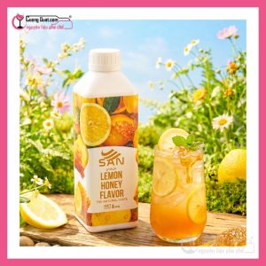 Syrup Chanh Vàng Mật Ong 1Kg SAN ( 1 thùng giảm 5k - 3 thùng giảm 6k - 5 thùng giảm 7k )