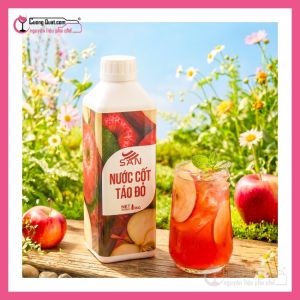 Nước Cốt Táo Đỏ 1Kg SAN ( 1 thùng giảm 5k - 3 thùng giảm 6k - 5 thùng giảm 7k )