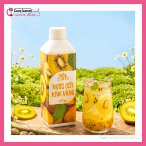Nước Cốt Kiwi Vàng 1Kg SAN ( 1 thùng giảm 5k - 3 thùng giảm 6k - 5 thùng giảm 7k )