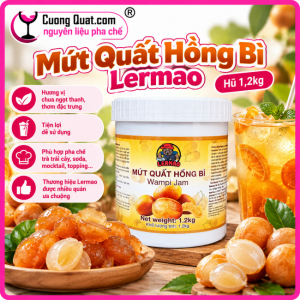 Lermao Mứt Quất Hồng Bì 1kg ( Mua 1 thùng giảm 5k 1 hộp)