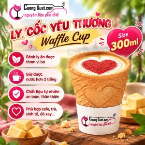 LY - CỐC YÊU THƯƠNG – WAFFLE CUP 300ML