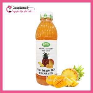 Osterberg Sinh Tố Xoài Dứa 1L (1 thùng giảm 2k - 3 thùng giảm 3k - 5 thùng giảm 4k)